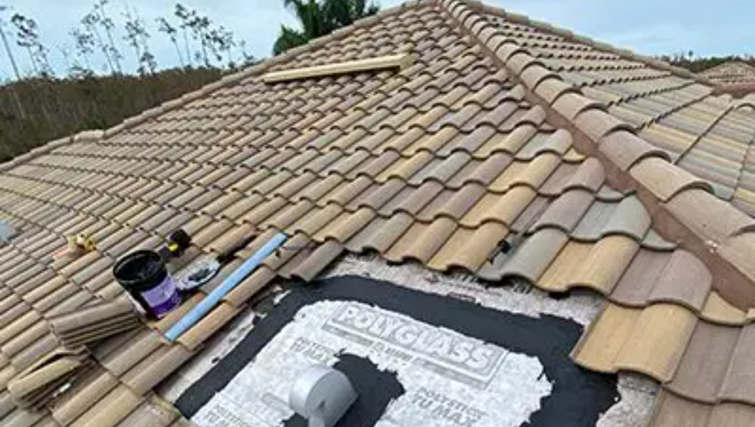 How do perform tile roof repair?